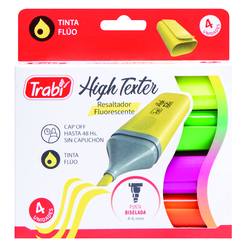Resaltador Trabi high texter X 4 Unidades