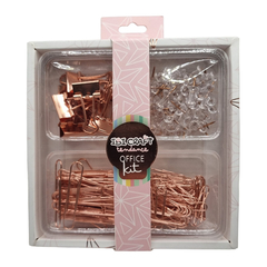 Set De Escritorio Tendance Golden Rose