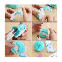 Fabricador Pompon Set 4 Medidas 3.8/4.8/6.8/8.7cm - comprar online