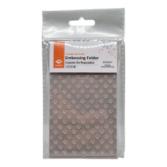 Plantilla 3" Texturado "Corazones"