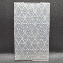 PLANTILLA 3" TEXTURADO 2D CORAZONES - comprar online