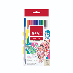 Pack X 10 Microfibra Filgo Liner 038 0.4 Mm