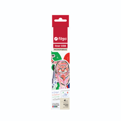 Pack X 4 Microfibra Filgo Liner 038 0.4 Mm