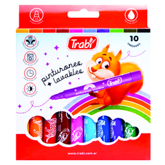 Pinturones Lavables x 10 colores