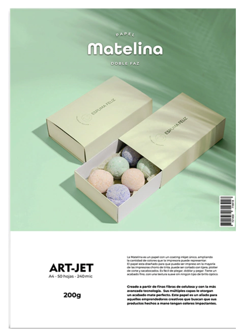 MATELINA DOBLE FAZ 200 GRS X 50 HOJAS A4