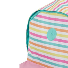 Mochila Escolar Enjoy Rayada Mulicolor Brw en internet
