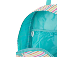 Imagen de Mochila Escolar Enjoy Rayada Mulicolor Brw