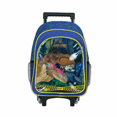 Mochila raptor CON RUEDAS AZUL Y AMARILLO
