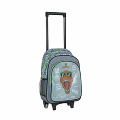 Mochila raptor CON RUEDAS VERDE Y GRIS - comprar online