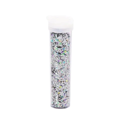 Glitter shaker HEXAGONAL Blíster X 4 - comprar online