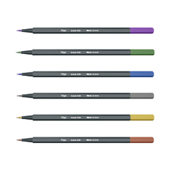 Marcador Brush 035 Metalizado X6 Pincel Lettering - comprar online
