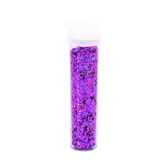 Glitter shaker HEXAGONAL Blíster X 4 - tienda online