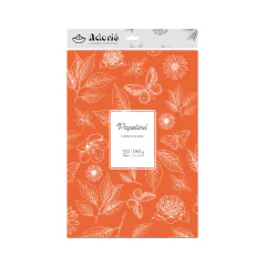 20 hojas a4 NARANJA CARAMELO 180 GRS - Papelina by Adorie