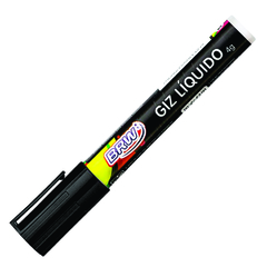Tiza Líquida negro Punta reversible De 6 Mm