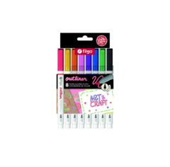 OUTLINER : 8 COLORES