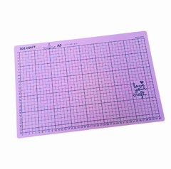 BASE DE GOMA PARA CORTE 45x30cm A3 : ROSA