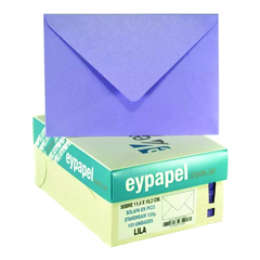 100 sobres 11.4x16.2 varios colores perlados