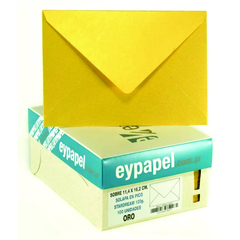 100 sobres 11.4x16.2 varios colores perlados - EYPAPEL