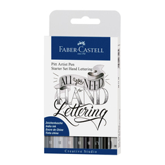 MARCADOR PITT ARTIST PEN LETTERING X 9