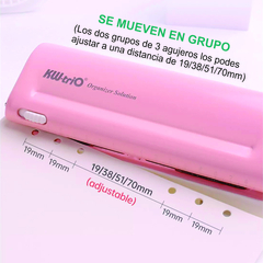Perforadora Daily Planner 3+3 Agujeros Agenda