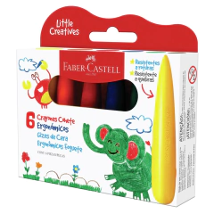 Crayon ergonomico Cohete x 6 Faber Castell - comprar online