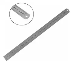 REGLA METALICA 40 CM