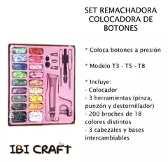 Set Ibi Craft Colocador De Broches A Presion Snap Fastener - EYPAPEL