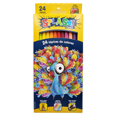 Lapices de colores largos x 24 SPLASH