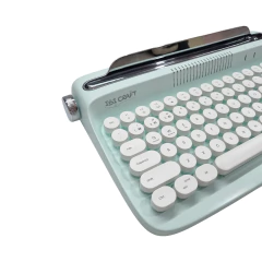 Teclado Vintage Inalambrico Ibi Craft Para Tablet Pc Celular Mint en internet