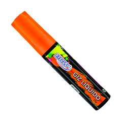 Tiza Líquida NARANJA Punta Ancha De 15 Mm