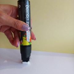 Tiza Líquida CELESTE Punta Ancha De 15 Mm - comprar online