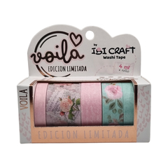 WASHI TAPE VOILA EDICION - ROSES