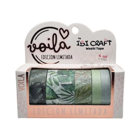 WASHI TAPE VOILA EDICION - LEAVES