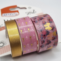 Washi Tape Linea Shine X 3 Mod:WT0401 - comprar online