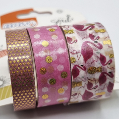 Washi Tape Linea Shine X 3 Mod:WT0403 - comprar online