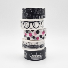 Washi Tape Cinta Adhesiva X 5 Mod: YOUNG - comprar online