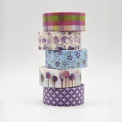 Washi Tape Cinta Adhesiva X 5 Mod: CUTE - comprar online