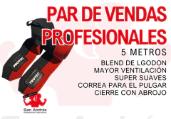 Par de Vendas 5 m negro y rojo - Proyec - Vendas profesionales para manos Boxeo y Artes Marciales - comprar online