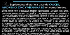 Imagen de CALCIO, MAGNESIO Y ZINC - NATURAL NUTRITION