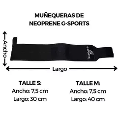 Muñequeras de Neoprene G-Sports - comprar online