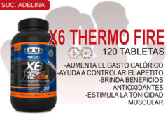 X6 THERMO FIRE (120 caps) - HTN en internet