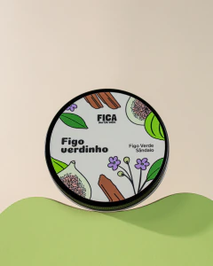 Vela aromática Figo verdinho - Figo verde e sândalo