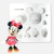 Molde de Silicone Minnie 3D
