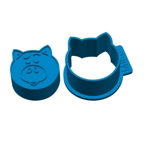 Modelador Ejetor Porquinho Toy para Brigadeiro, Doce, Massa e Biscoito