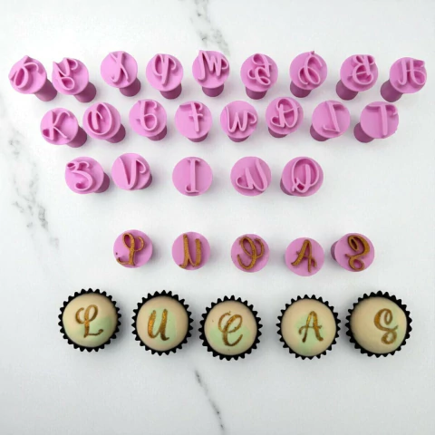 Kit Carimbos Para Doces Letras do Alfabeto Bruna - comprar online