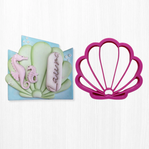 Cortador Plástico Concha Fundo do Mar (02)