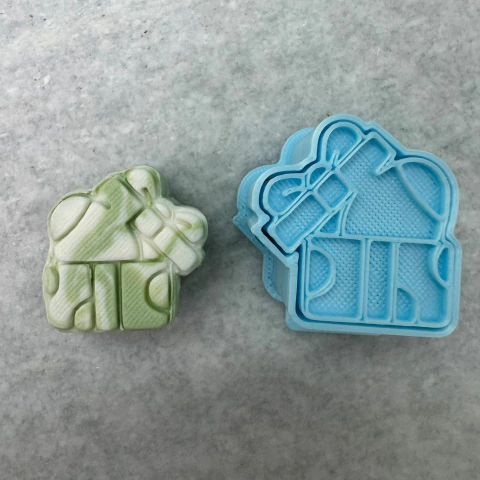 Modelador Ejetor Cesta de Ovos de Páscoa para Brigadeiro, Doce, Massa e Biscoito