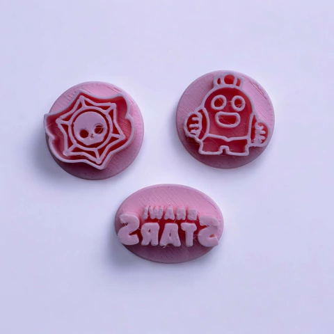 Kit Carimbos Para Doces Brawl Stars