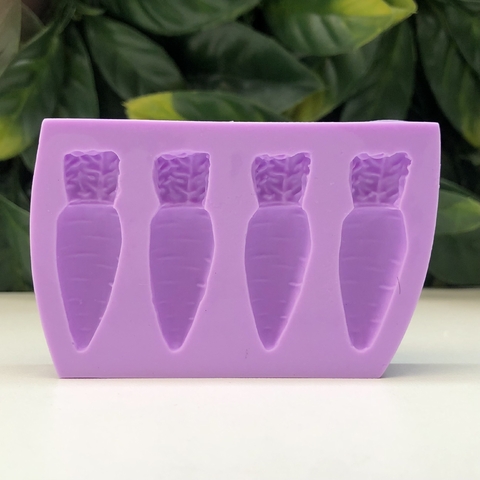 Molde de Silicone Cenoura