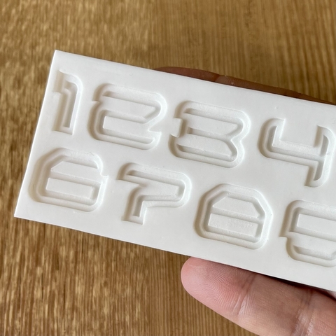 Molde de Silicone Números